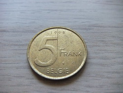 5 Francs 1998 Belgium
