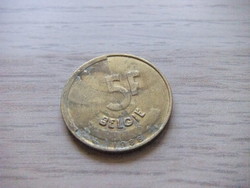 5 Francs 1986 Belgium
