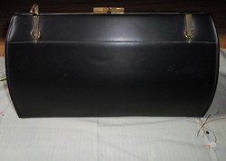 Vintage / retro women's bag, reticule 3. (Black)