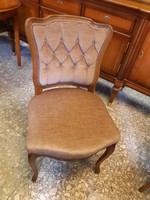 Barok cheszterfild 2 darab mályvaszinű szék