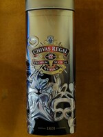 Chivas Regal whisky italos díszdoboz, fémdoboz/pléhdoboz(Akár INGYENES szállítással!)