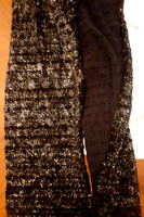 Lurex scarf. 155 X 20 cm