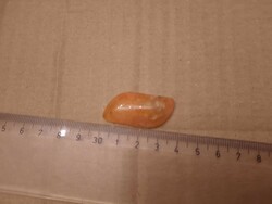 Narancs kalcit ásvány  medál, Alkudható