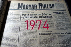 50. SZÜLETÉSNAPRA!? 1974 január 12  /  Magyar Hírlap  /  Újság - Magyar / Napilap. Ssz.:  26472