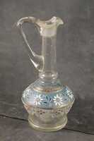 Antique broken glass decanter 987