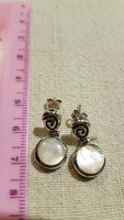 925 sterling silver earrings with mother-of-pearl