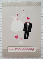 Wedding greeting card greeting card greeting card post card German