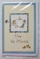 Wedding french greeting card with envelope greeting card greeting card postcard postage stamp