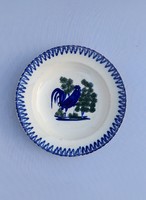 Rooster wall plate tata / totis 1858? Fischer at a reasonable price