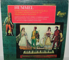 Hummel -Galling,Bunte,Zuckerman,Faerber - Concertino In G Major For Piano And Orchestra, Op.73 (LP)