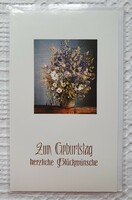 Birthday greeting postcard with envelope greeting card greeting card postcard pure German