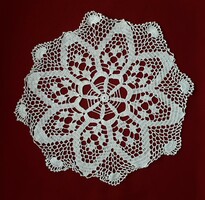 Round crochet doily medium size
