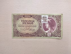 Ten thousand pengő with mnb stamp