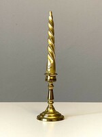 Retro golden copper candle holder 9.5 Cm