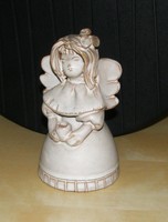 Angyal kerámia figura - 17 cm