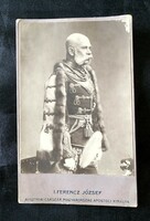 Ferenc József király MAGYAR HUSZÁR UNIFORMIS eredeti JELZETT FOTÓ cca. 1889 FÉNYKÉP HABSBURG KUK