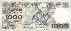 1000 Escudos 1990 Portuguese Portugal