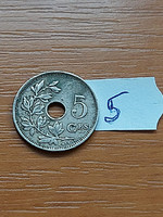 Belgium belgique 5 centimes 1925 copper-nickel, i. King Albert 5
