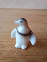 Retro Hollóhàzi magyar porcelán! Mini pingvin