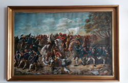 Madarász László  "Szabadságharc"című festménye  95x63 cm