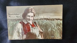 FEDÁK SÁRI DÍVA PRIMADONNA 1905 FOTÓLAP JÁNOS VÍTÉZ KUKORICA JANCSI KIRÁLY SZÍNHÁZ Strelisky fotó