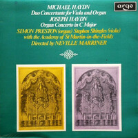 M. Haydn / J. Haydn -Preston,Shingles,Marriner - Duo Concertante For Viola And Organ (LP)