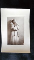 Approx. 1914 Petráss sari dress the diva prima donna marked photo sheet image strelinsky photo