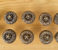 Threaded bronze furniture knob, furniture knob, drawer, cupboard, dresser, chest of drawers, chest of drawers