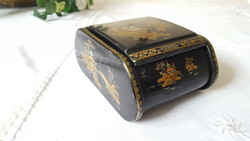 Ázsiai ihletésű,angol lakkdoboz,ékszertartó