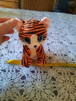 Plüss játék, tigris pénztárca,  16 cm, Alkudható