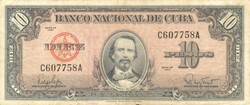 10 peso pesos 1960 Kuba 2.