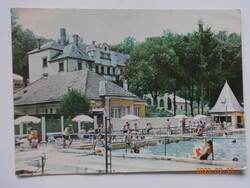 Régi képeslap: Sikonda, Strandfürdő a szanatóriummal (1968)