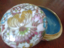 Nice ring holder bowl with fire enamel decoration