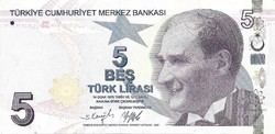 5 Lira 2009 Turkey is beautiful