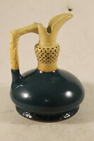 Antique Zsolnay vase with pierced ears 255