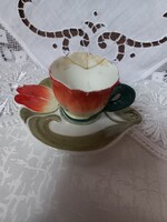 Zsolnay sérült tulipános csésze szett
