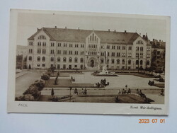Régi postatiszta képeslap: PÉCS, Szent Mór-kollégium