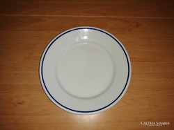 Zsolnay porcelán kék csíkos lapostányér 23,5 cm (2p)