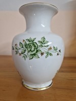 Hollóházi Erika mintás porcelán váza hibátlan állapotban 18 cm.