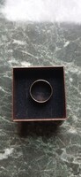 Gold wedding ring 6 mm, inner diameter 22 mm