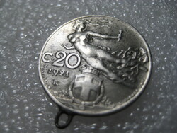 Italian pendant 1921. 22 Mm