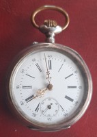 Silver pocket watch. Kn 50mm. There is mail!