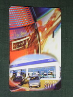 Card calendar, alfa romeo, lancia, fiat car dealership, service, Pécs, 1997, (5)