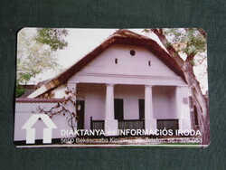 Card calendar, student dormitory information office, Békéscsaba, 1997, (5)