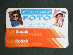 Kártyanaptár, Péter Szabó Kodak fotó üzlet, pécs,1997,   (5)