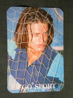 Card calendar, ego sports clothing fashion, male model, 1997, (5)