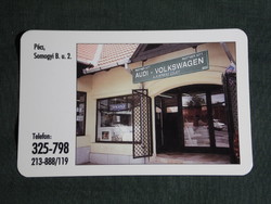 Kártyanaptár, Partner Audi Volkswagen autó alkatrész üzlet, Pécs,  1997,   (5)