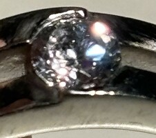 58-As sterling silver ring! Jeweler Polished Flawless Boutique Condition!!