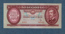 100 Forint 1968 EF László kis méretű aláírásával