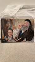 Portrait of Rabbi Gabriella Márfy and her son